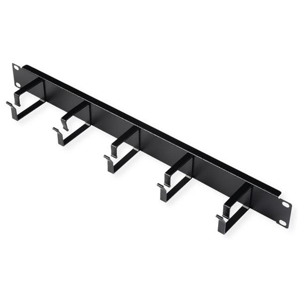 19" Panel vyväzovací, organizér 1U, lišta 5x oko (Typ G) 40x