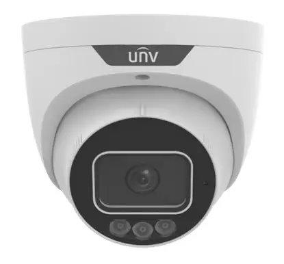 UNIVIEW Venkovní IP kamera 5MPx turret, 112,8°, IR+bilý přís