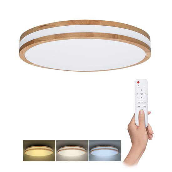 Solight LED osvetlenie s diaľkovým ovládačom Woody, 60W, 420