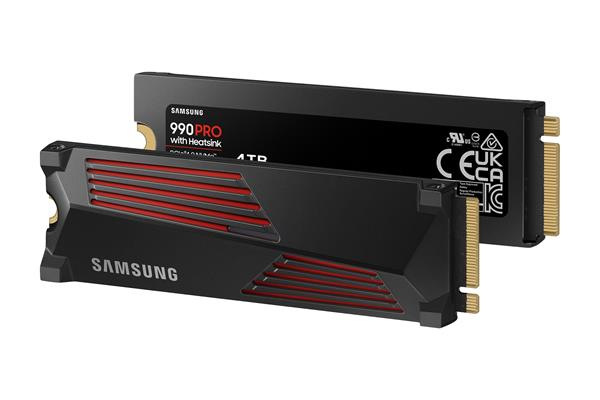 Samsung SSD 990 PRO Series 4TB M.2 PCIe, r7450MB/s, w6900MB/