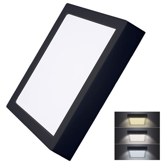 Solight LED mini panel CCT, prisazený, 24W, 1800lm, 3000K, 4