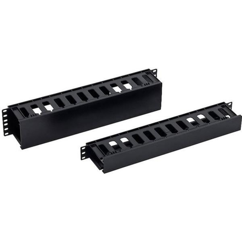 Triton 19" 1U horizontálny management panel 1U plastový, s k