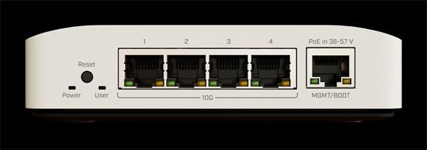 MIKROTIK Cloud Router Switch 304-4XG-IN (RouterOS L5), deskt