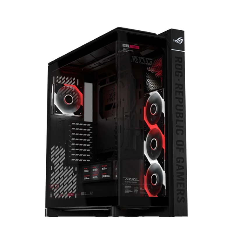 ASUS ROG CRONOX GR801 CURVE TG ARGB BLACK skrinka E-ATX čier
