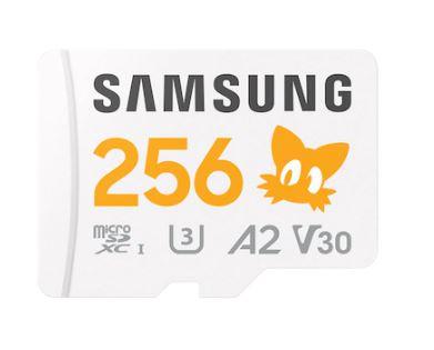 256 GB . microSDXC karta Samsung PRO Plus Sonic the Hedgedog