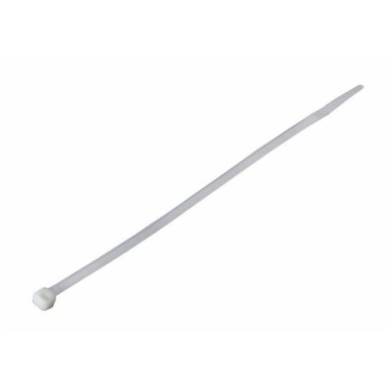 Solight Viazacie nylonové pásky, 4,8 x 350mm, natural, 100ks