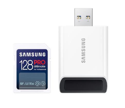 128 GB . SDXC karta Samsung PRO ULTIMATE Class 10 + čítačka