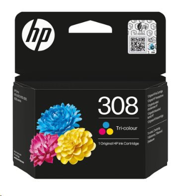 HP/Ink 308 Tri-color Original Ink Cart
