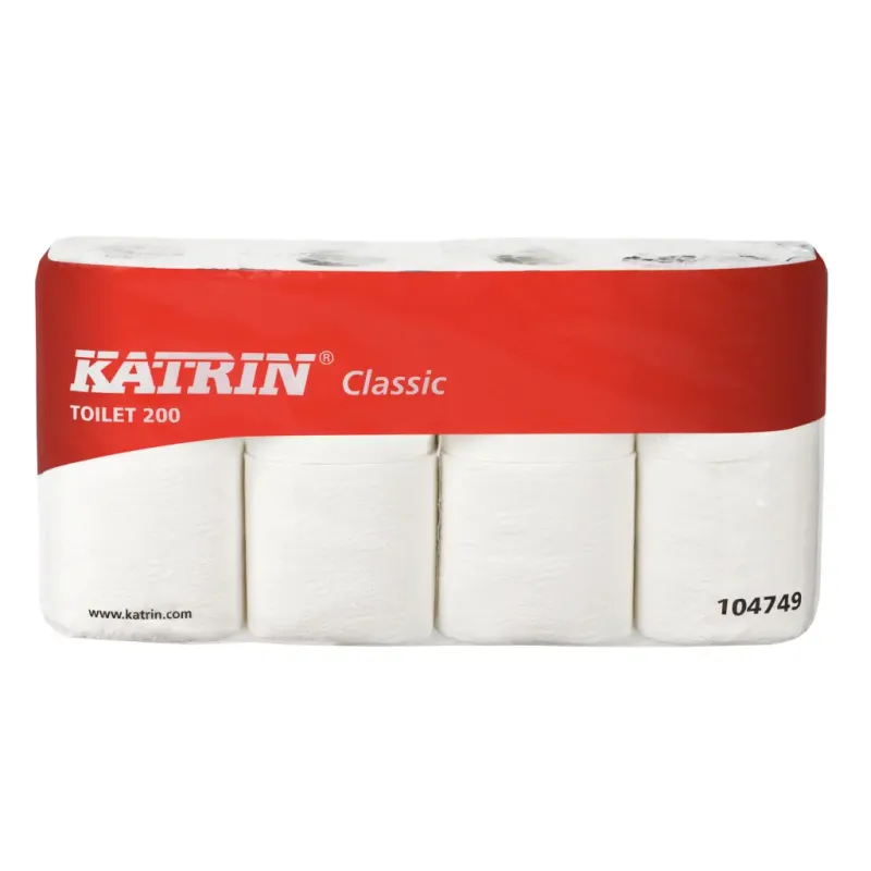 Katrin Toaletný papier 2-vrstvový KATRIN Classic Toilet 200, návin 23,4 m (8 ks)