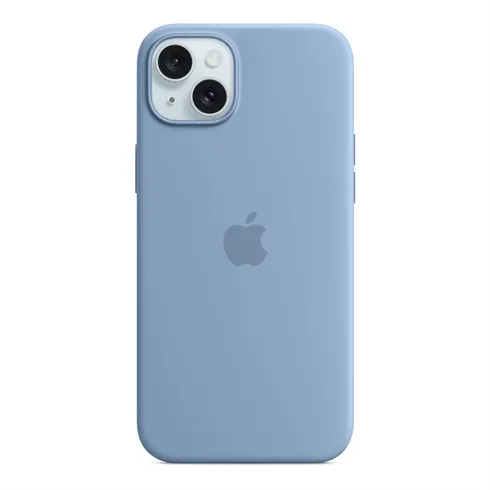 Apple iPhone 15 Plus Silicone Case with MagSafe - Winter Blu
