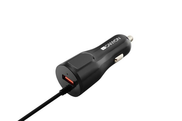 Canyon C-033, univerzálna autonabíjačka, 1x USB, výstup 5V/2