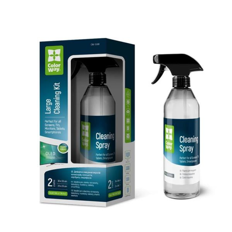 ColorWay Veľký čistiaci kit na elektroniku (550 ml, 2x mikro