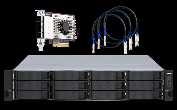 QNAP™ TL-R1200S-RP, 12-bay NAS  JBOD storage enclosure 2U re