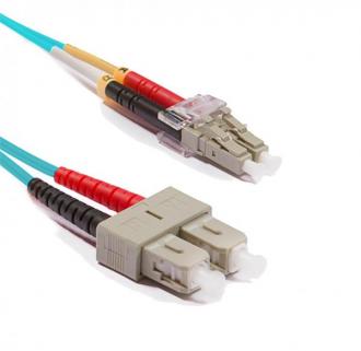 OEM opt. duplex kabel 50/125 OM3, LC/SC, 15m