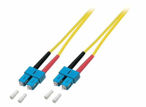 Optický  duplex kabel SM 50/125, SC/SC, LSOH, 2m