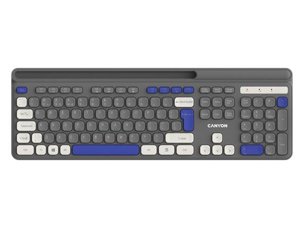 Canyon HKB-W03 bezdrôtová klávesnica 2.4GHz, plnohodnotná ve