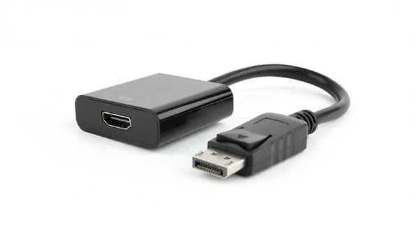 Gembird adaptér DisplayPort (M) / HDMI (F) 10cm kábel, čiern