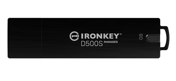 32 GB . USB 3.2 kľúč . Kingston IronKey Managed D500SM, čier