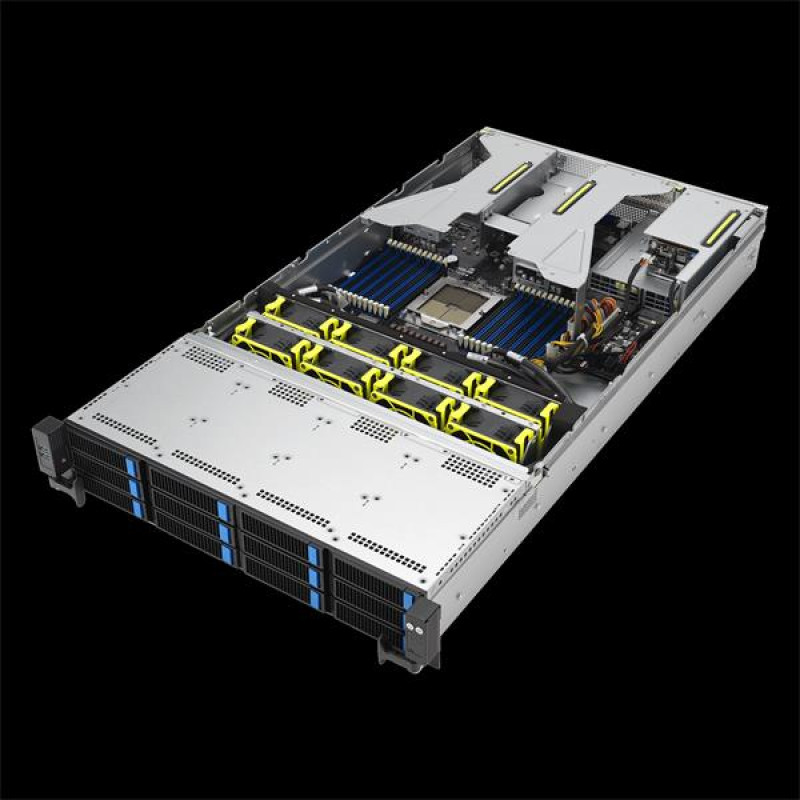 ASUS Serversystem 2U0 server SP5 24x DDR5 4800 12x 3.5/2.5 N