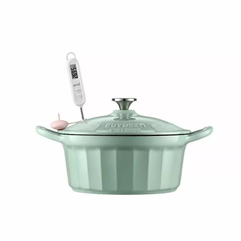 BUYDEEM Smaltovaný liatinový hrniec, model CP551, 3,95l, 25c