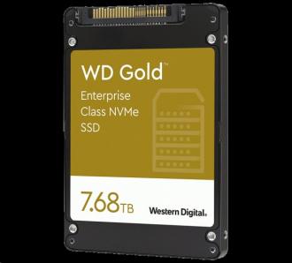 WD Gold  7.68 TB SSD U.2 PCIe Gen 3.1×4 NVMe ( r3100MB/s, w1