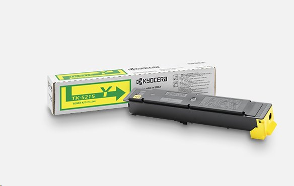 KYOCERA TK-5215Y Toner yellow na 15 000 A4 (pri 5% pokrytí),