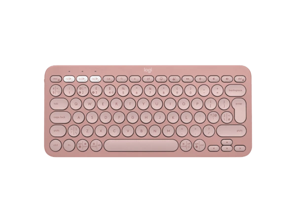 Logitech® K380s Pebble Keys 2 - TONAL ROSE- US INT'L - BT