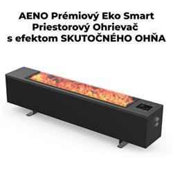 AENO FH2S Premium SPACE FIRE HEATER,Čierny, LED, WI-FI, max
