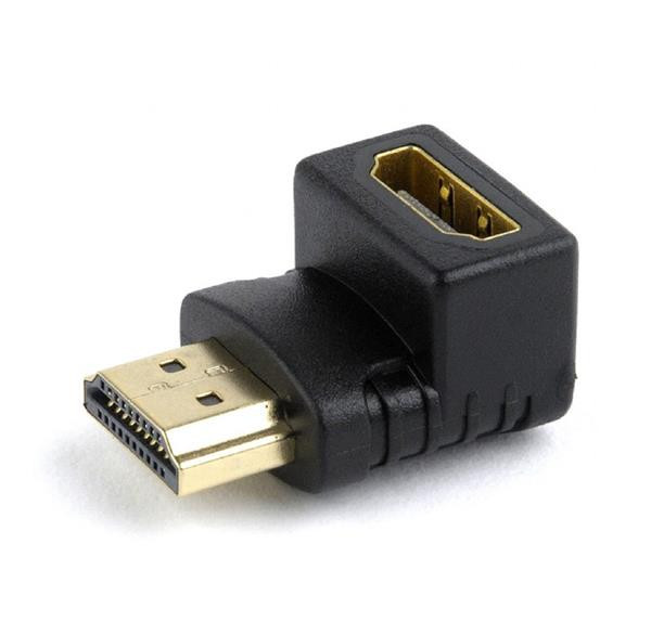 Gembird adaptér HDMI (M) / HDMI (F)pravouhlý, 90° smerom nad