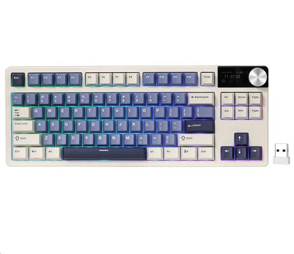 ROYAL KLUDGE RK S85 Horizon Blue Gaming Keyboard Cloud switc