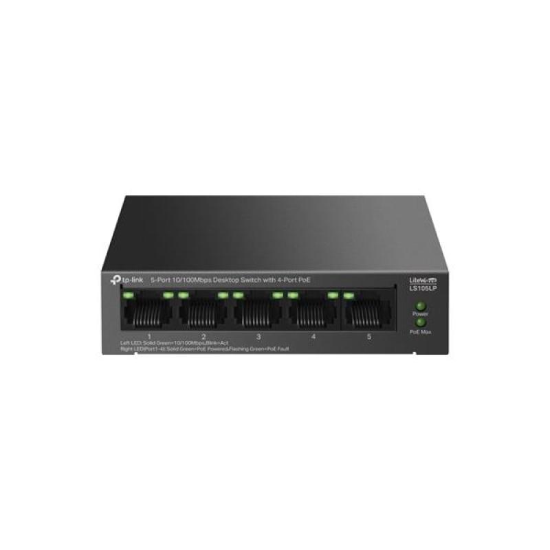 TP-LINK "5-Port 10/100 Mbps Desktop Switch with 4-Port PoEPO