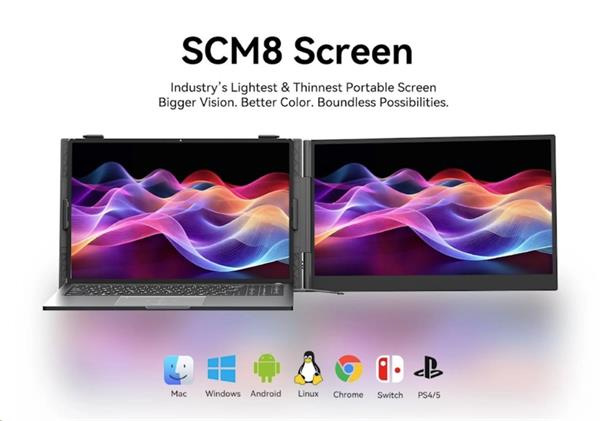 Prenosný monitor Blackview SCM8 Single Screen 15.3", 1920x12