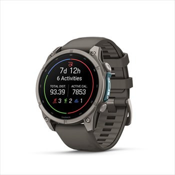 Garmin fenix 9 - 47mm, AMOLED, Sapphire, Titanium, Pebble Gr