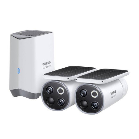 Baseus Security S1 Pro 3K sada 2ks+centrálna stanica biela
