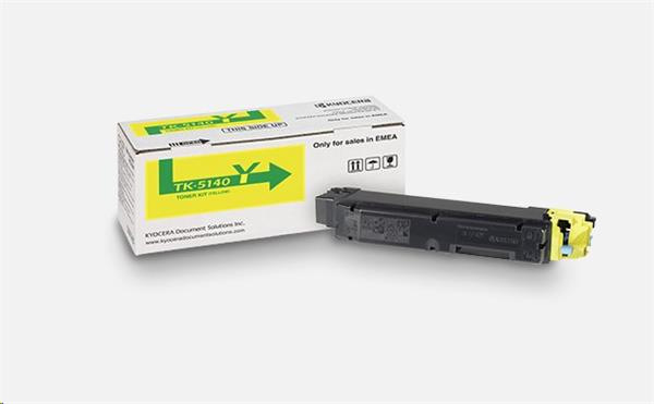 KYOCERA TK-5140Y Toner yellow na 5 000 A4 (pri 5% pokrytí),