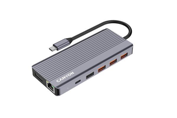 Canyon DS-16, Multiport Docking Station, 13 portov, 1xUSB-C