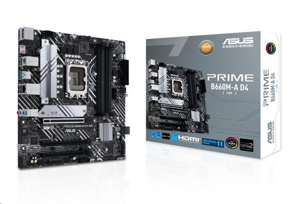 ASUS PRIME B660M-A D4-CSM soc 1700 B660 DDR4 mATX 2x HDMI DP