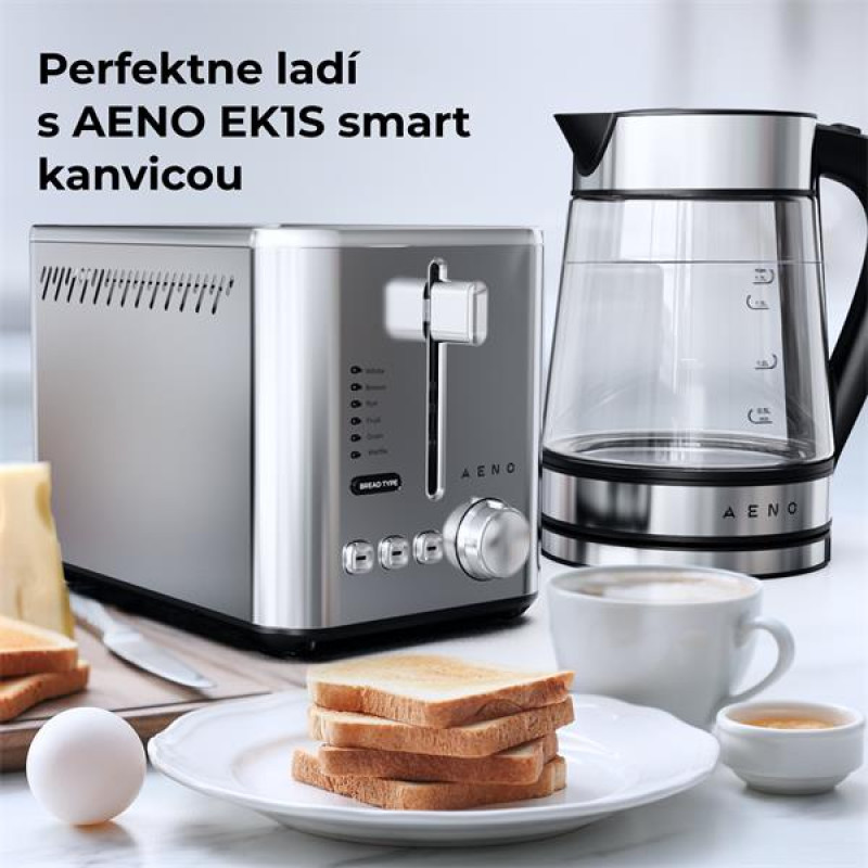AENO 2-plátkový hriankovač TS3 , nerezová oceľ, EU