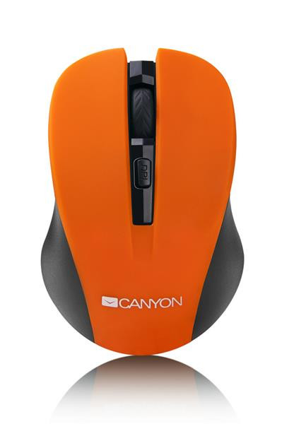 Canyon MW-1, Wireless optická myš USB, 800/1000/1200 dpi, or