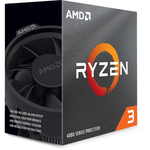 AMD, Ryzen 3 4100, Processor BOX, soc. AM4, 65W, s Wraith St