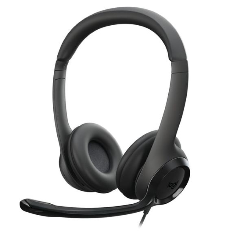 Logitech® H390 USB Headset - BLACK