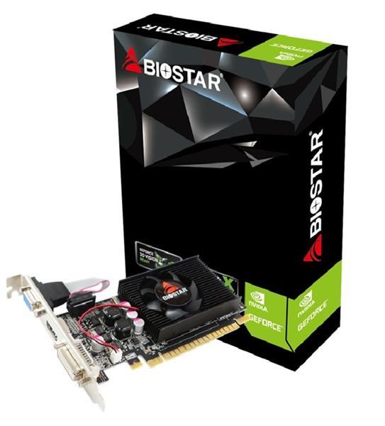 Biostar Video Card NVidia GT610, 2GB/64bit, GDDR3, DVI, HDMI