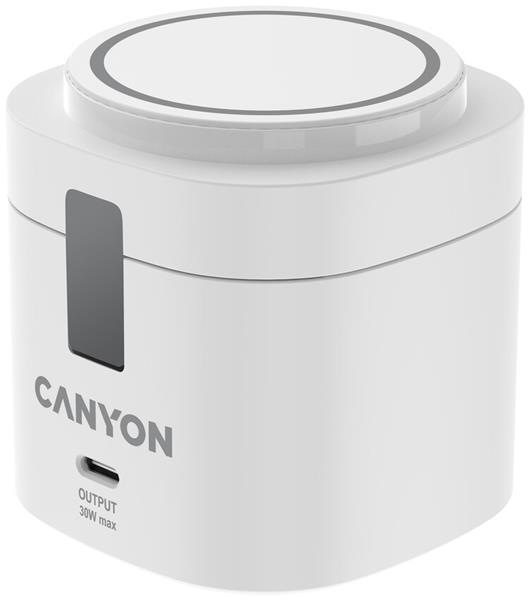 Canyon WS-405, 4v1, bezdrôtová Qi2 nabíjacia stanica pre 4 z