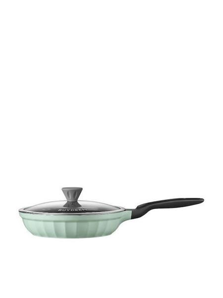 BUYDEEM Hliníková nepriľnavá panvica 25 cm, model CP151, far