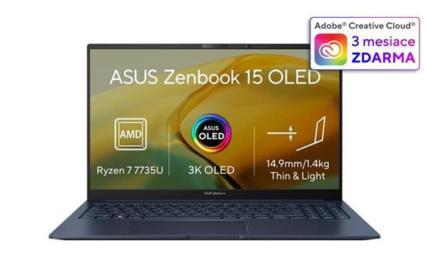 ASUS Zenbook 15 UM3504DA-OLED278W, Ryzen 7 7735U, 15.6˝ 2880