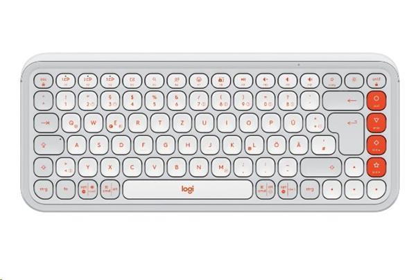 Logitech® POP ICON KEYS Wireless Keyboard OFF WHITE - US INT