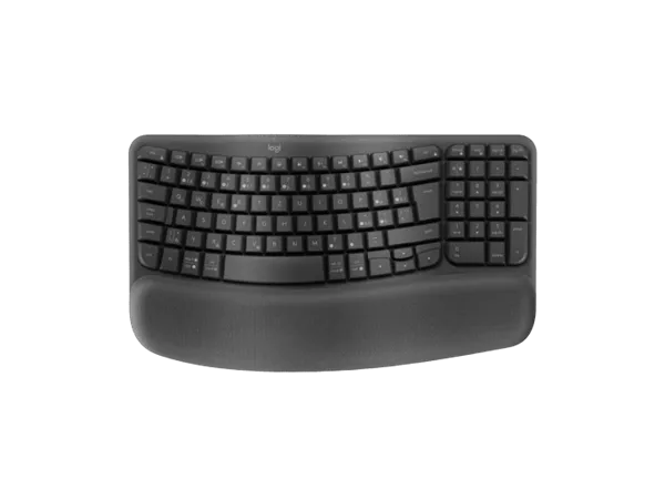 Logitech® Wave Keys wireless ergonomic keyboard-GRAPHITE-CZE