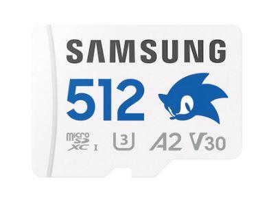 512 GB . microSDXC karta Samsung PRO Plus Sonic the Hedgedog