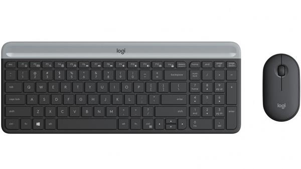 Logitech® MK470 Slim Wireless Combo - GRAPHITE - SK/CZ