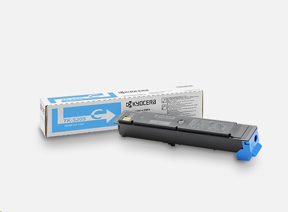 KYOCERA TK-5205C Toner cyan na 12 000 A4 (pri 5% pokrytí), p